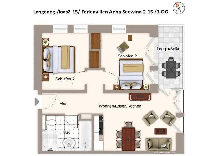 Lejlighed Apartmentvilla Anna Apartmentvilla Anna 2-15 *